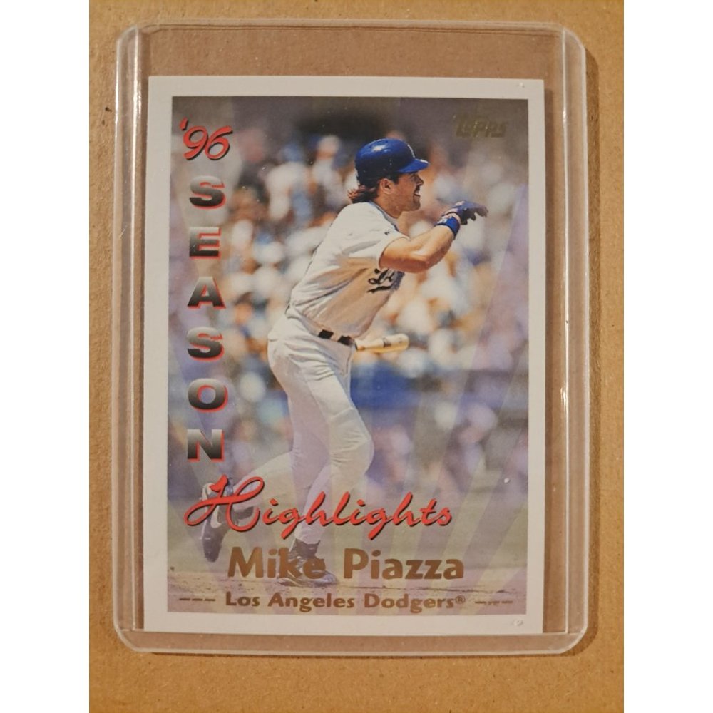 1997 Topps Highlights #104 Mike Piazza MLB Card